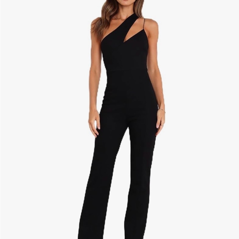 Petal & Pup Black Asymmetrical Jumpsuit